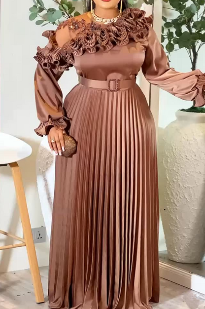 Demure Flower Occasion Dress