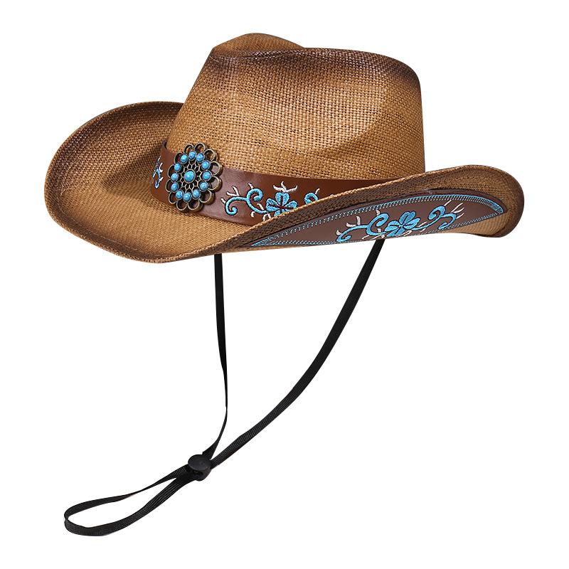 Western Cowboy Ethnic Style Straw Hat