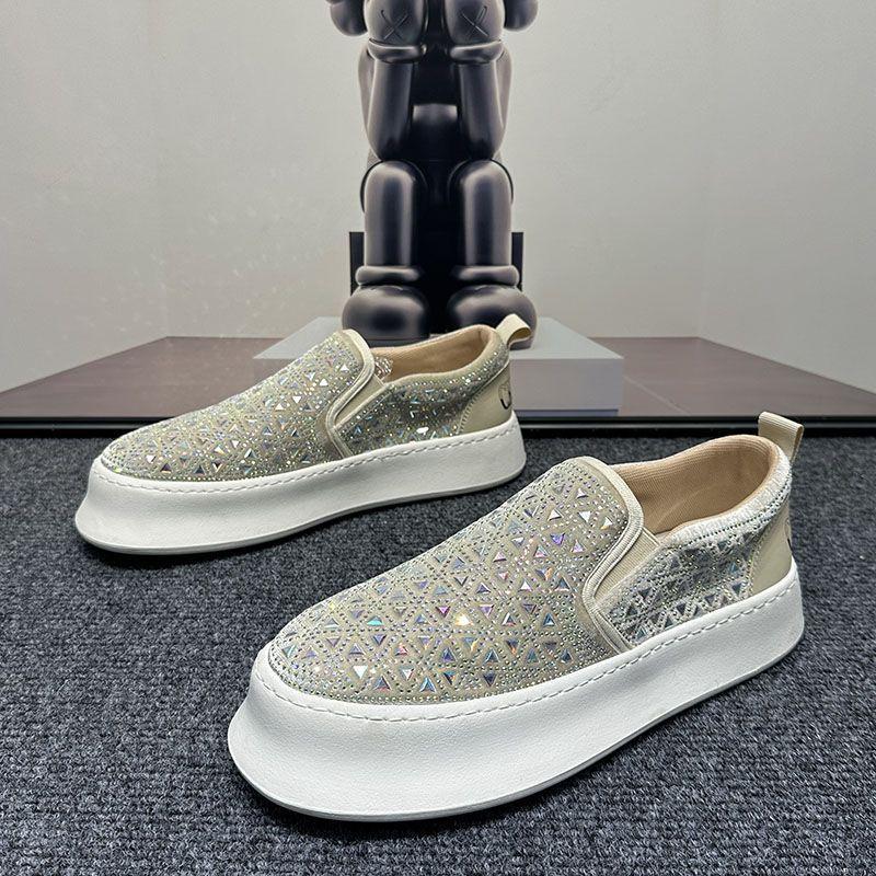 E5272 Rhinestone Slip-on Casual Shoes