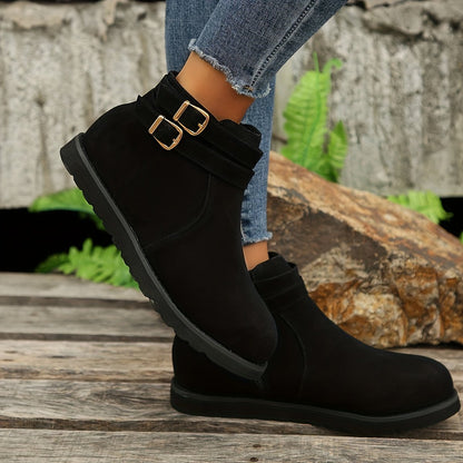 Short Boots Casual Comfortable Side Zipper Boots