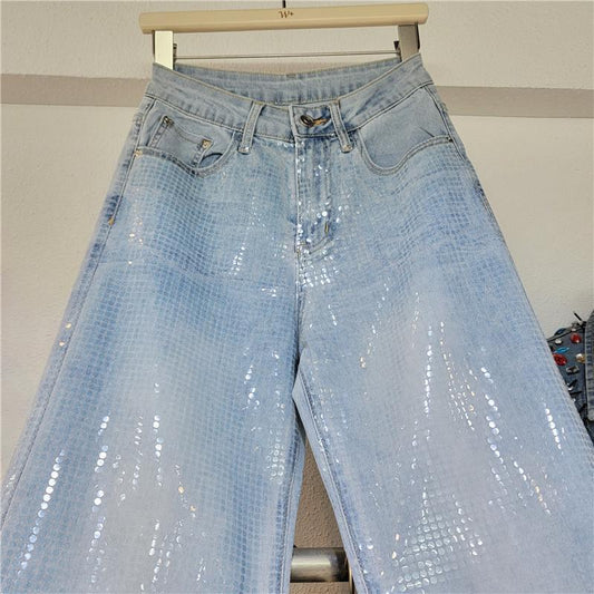 E5172 New Sequined Jeans