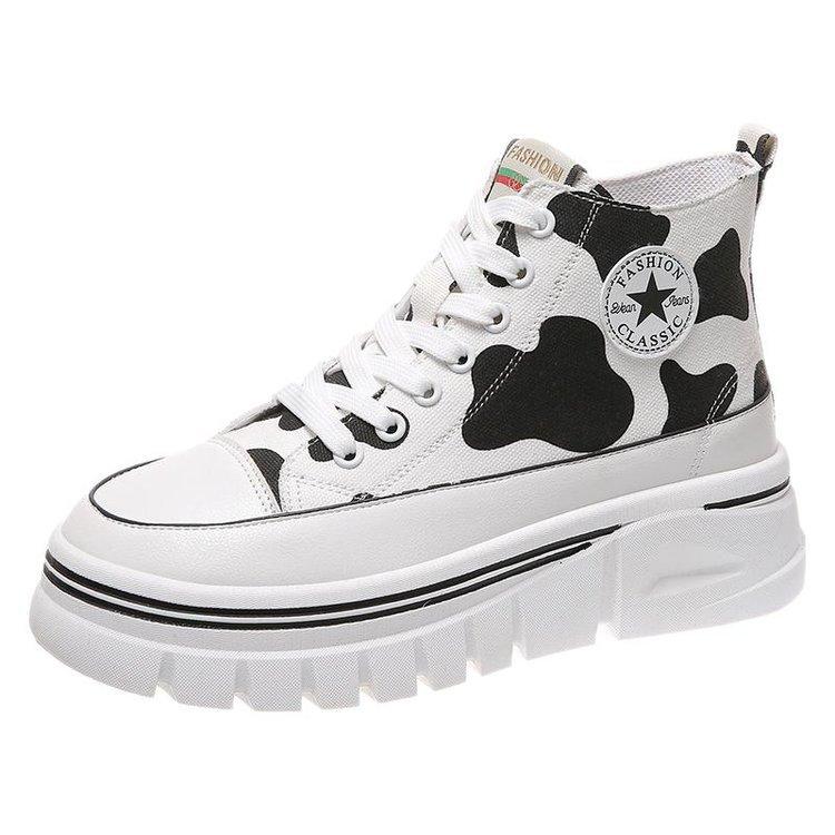 High Top Canvas Shoes Breathable Casual Women Trainers