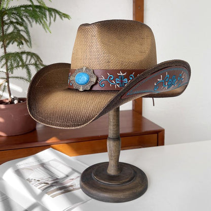 Western Cowboy Ethnic Style Straw Hat