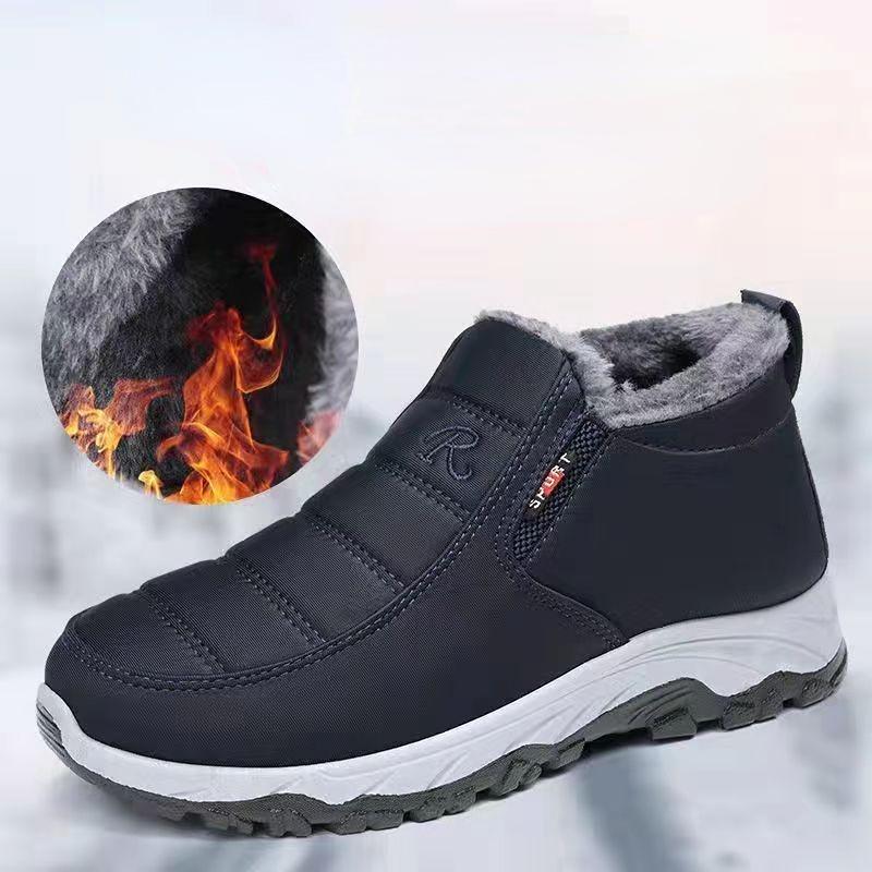 Men's Cotton Shoes Fleece Non-slip Snow Boots