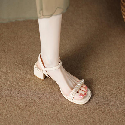 EL3252 Comfortable Pearl Sandals