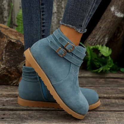 Short Boots Casual Comfortable Side Zipper Boots