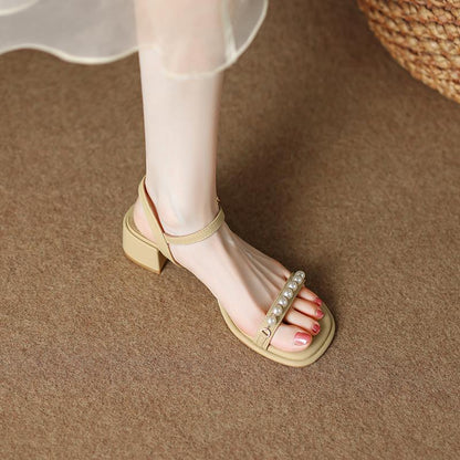 EL3252 Comfortable Pearl Sandals