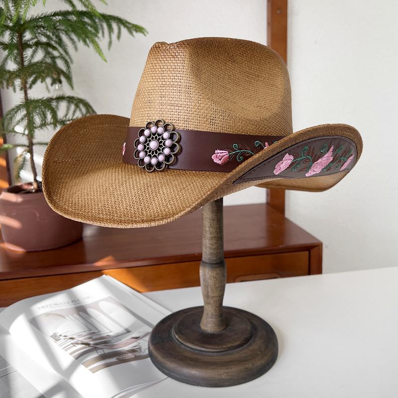 Western Cowboy Ethnic Style Straw Hat