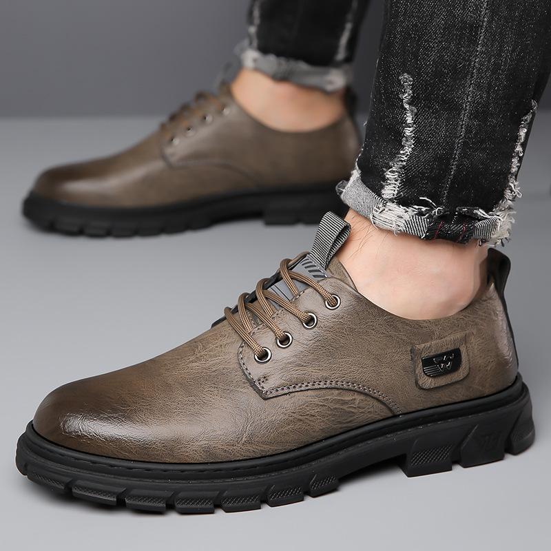 Men's Breathable Sports Casual Business Leather Shoes