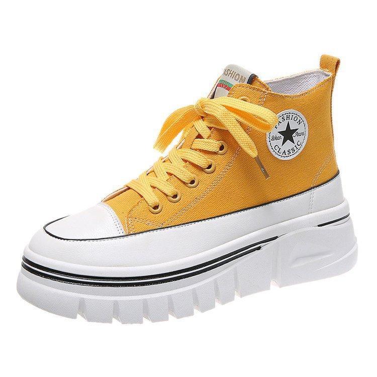 High Top Canvas Shoes Breathable Casual Women Trainers