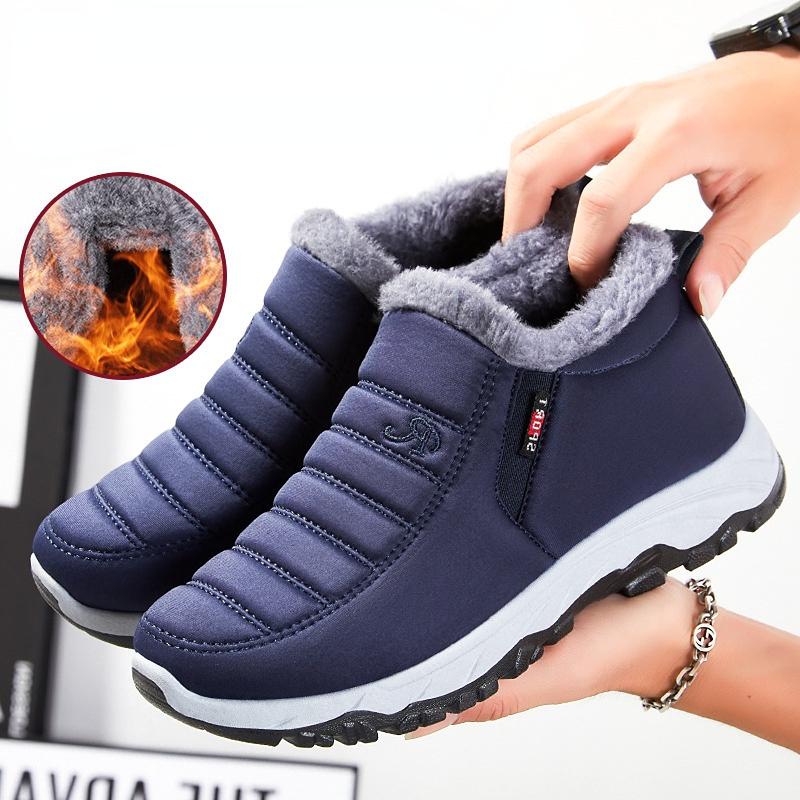 Men's Cotton Shoes Fleece Non-slip Snow Boots