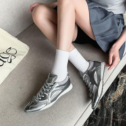 New Silver All-match Casual Sports Shoes