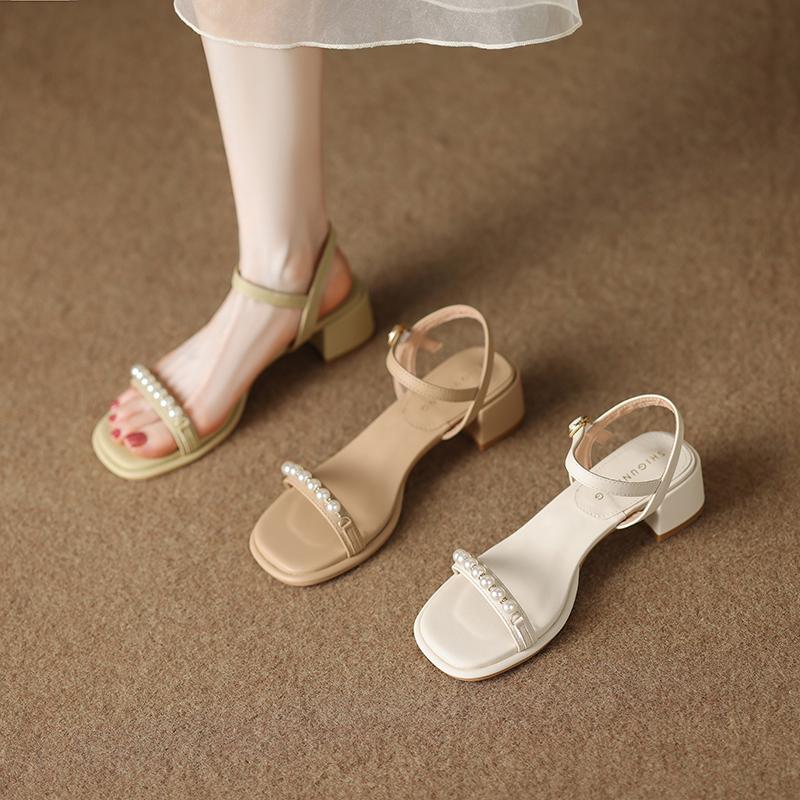 EL3252 Comfortable Pearl Sandals