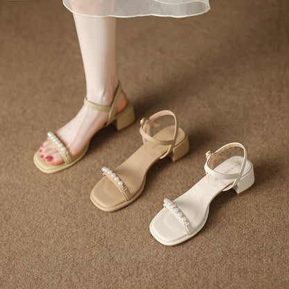 EL3252 Comfortable Pearl Sandals