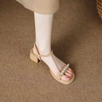 EL3252 Comfortable Pearl Sandals