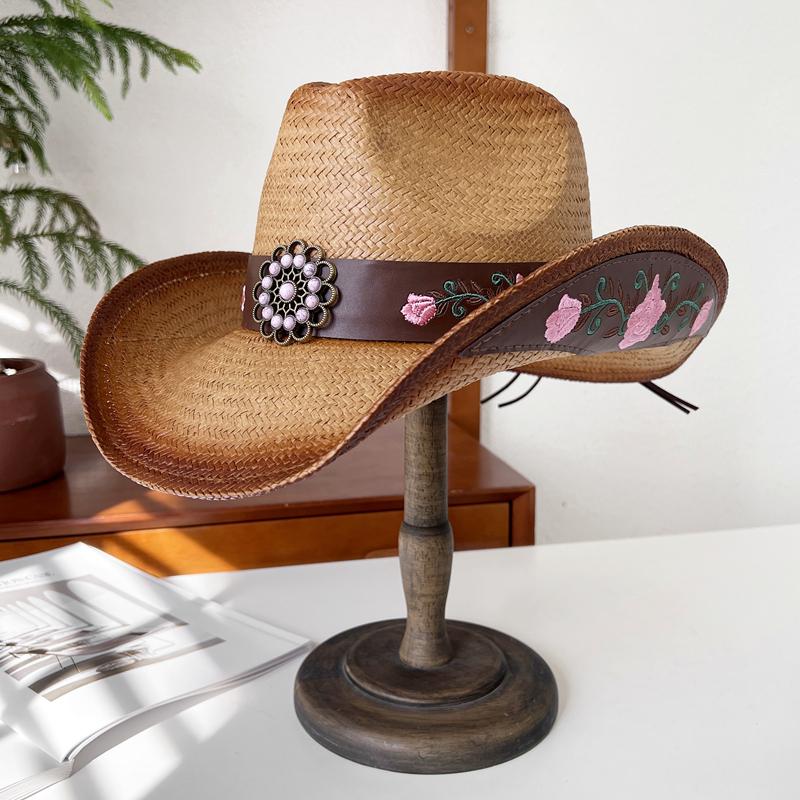 Western Cowboy Ethnic Style Straw Hat