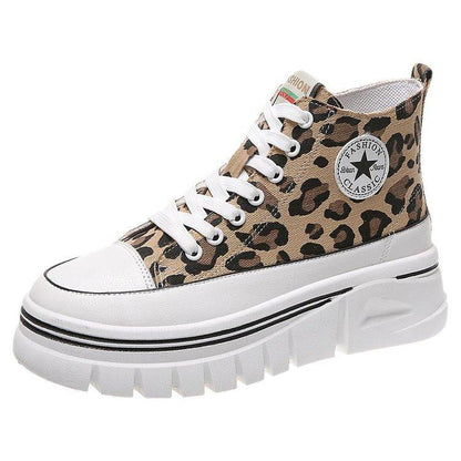 High Top Canvas Shoes Breathable Casual Women Trainers