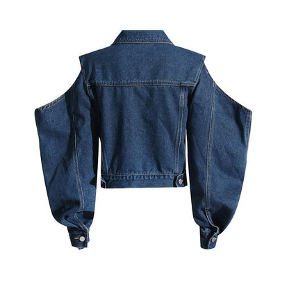 Stylish Denim Jacket 2pc Set