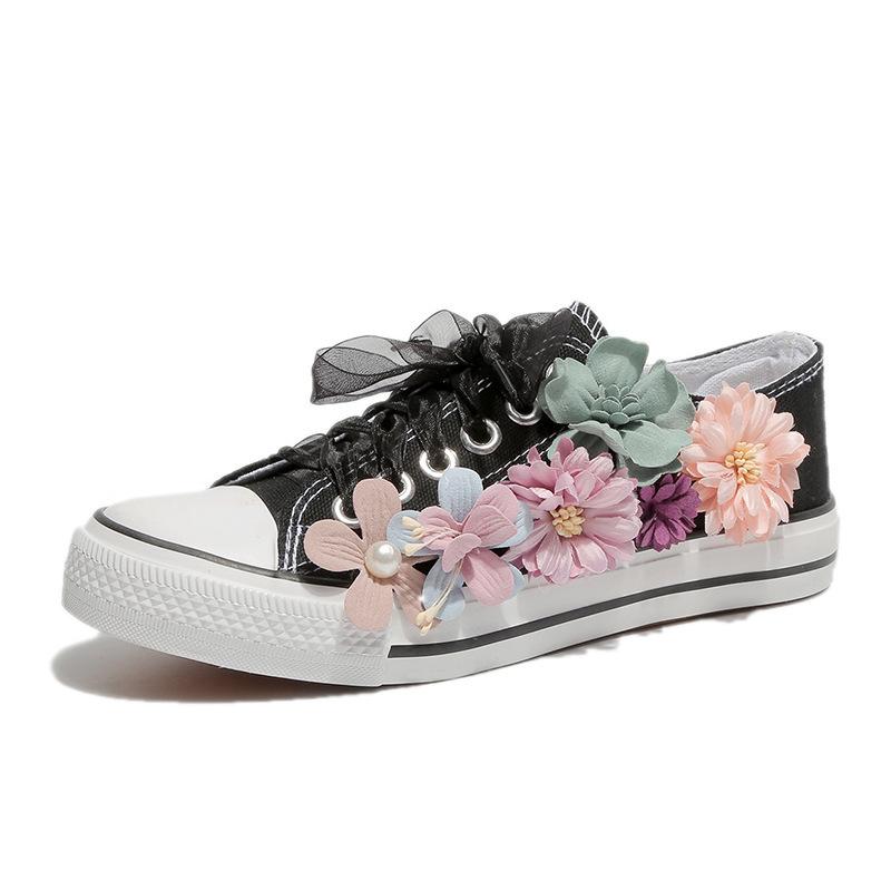 Flower Casual Women's Canvas Shoes