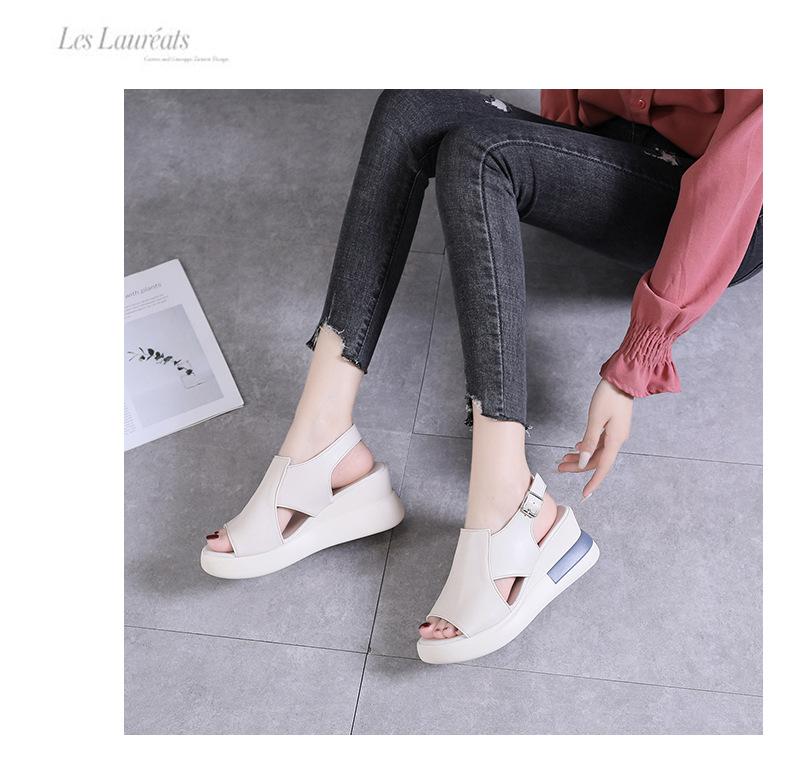 Ladies Fashion Platform Wedge Sandals