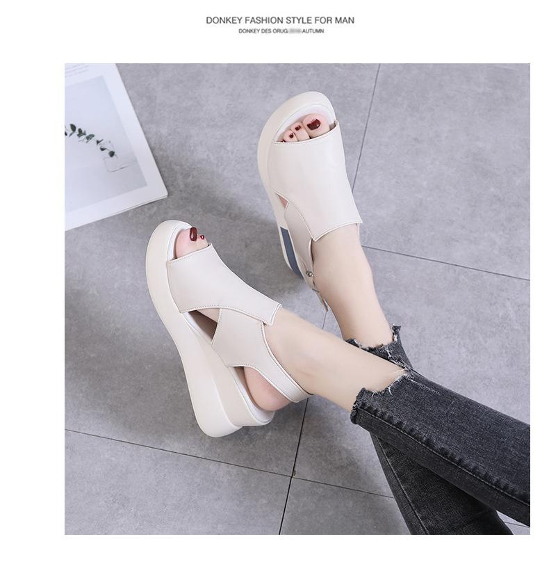 Ladies Fashion Platform Wedge Sandals