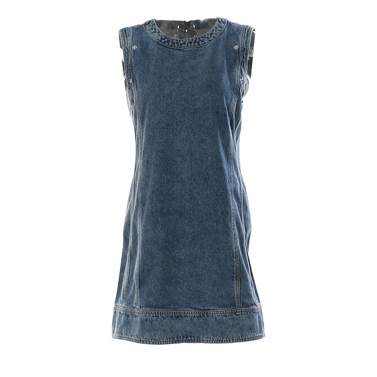 Removable Stylish Denim Short Dress