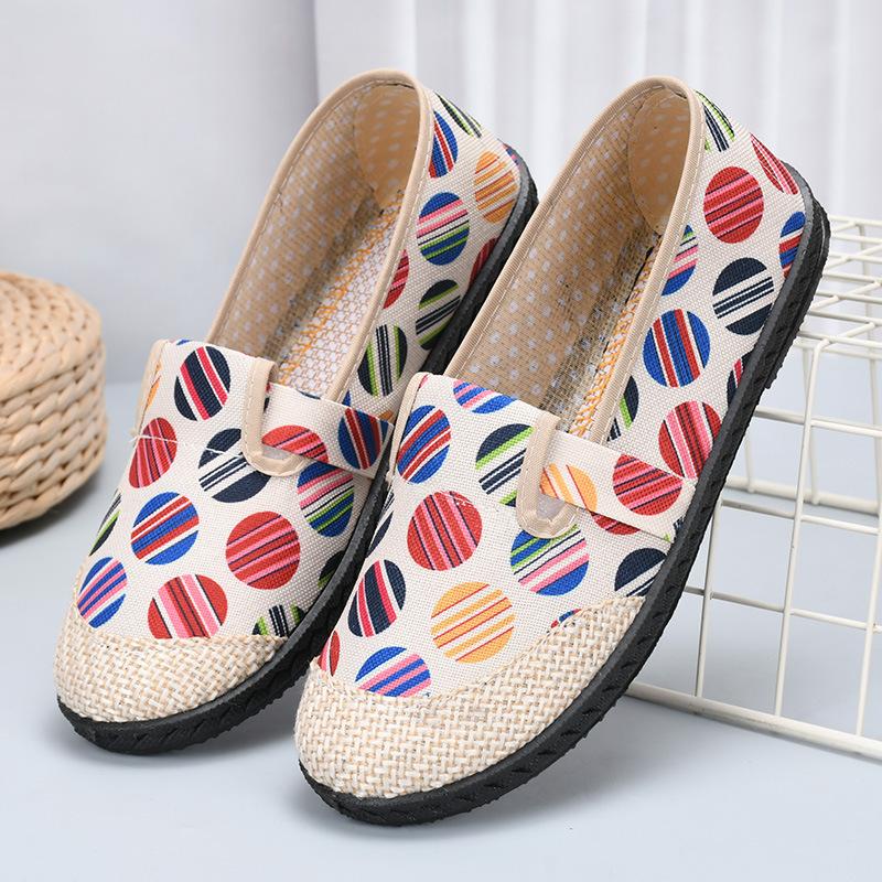 MaMa Non-slip Soft Bottom Tendon Bottom Work Casual Canvas Shoes