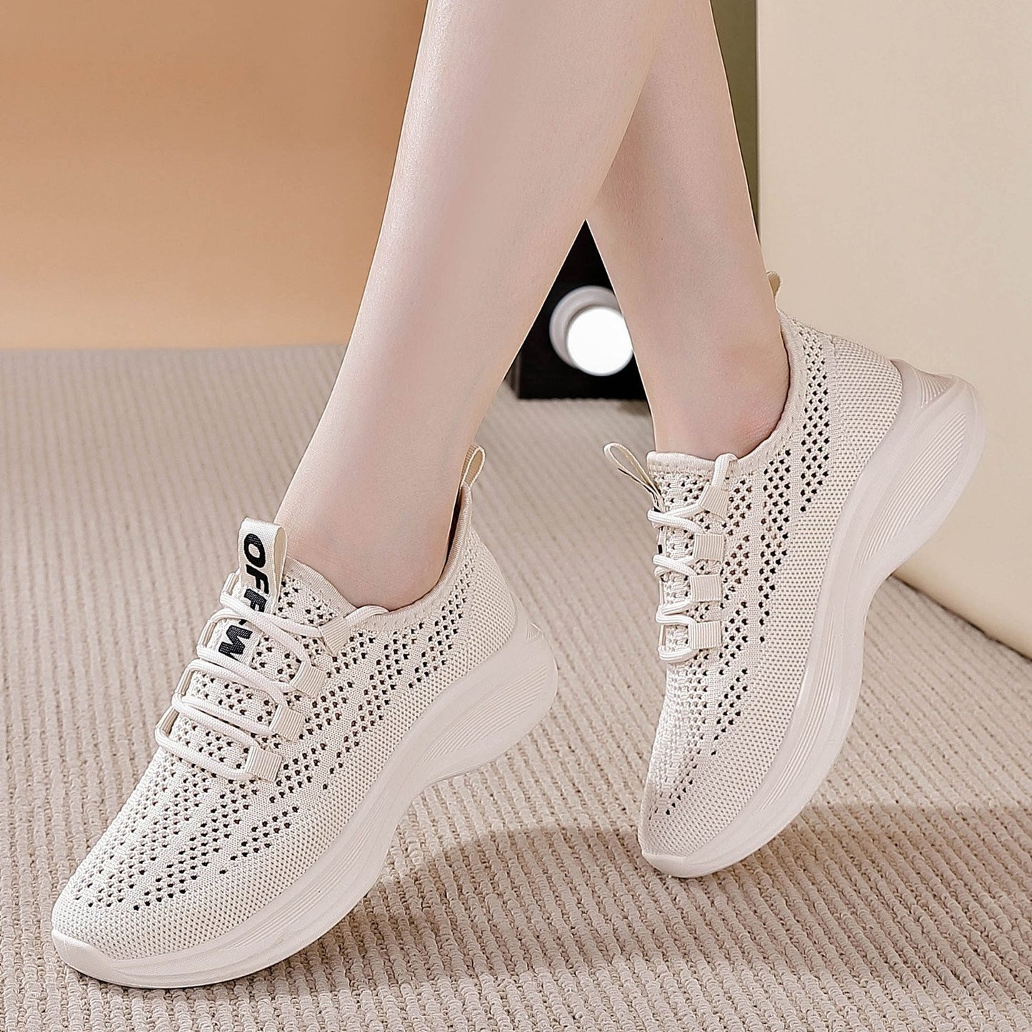 Breathable Sports Lightweight Soft Sole Comfortable Shoes Flats