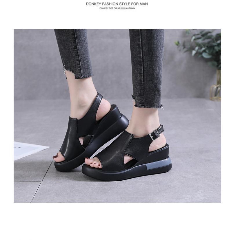 Ladies Fashion Platform Wedge Sandals