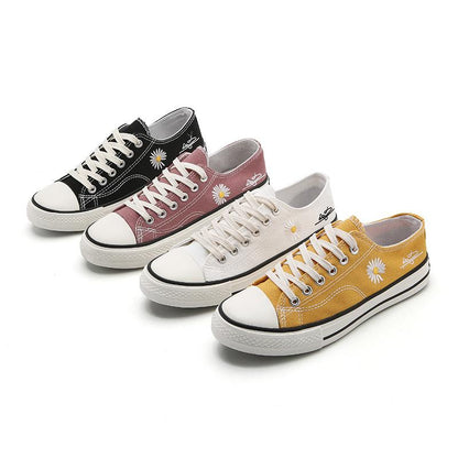 Daisy Low Top Retro Casual Canvas Shoes