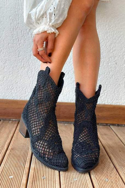 The Unique Lace Cowboy Boots