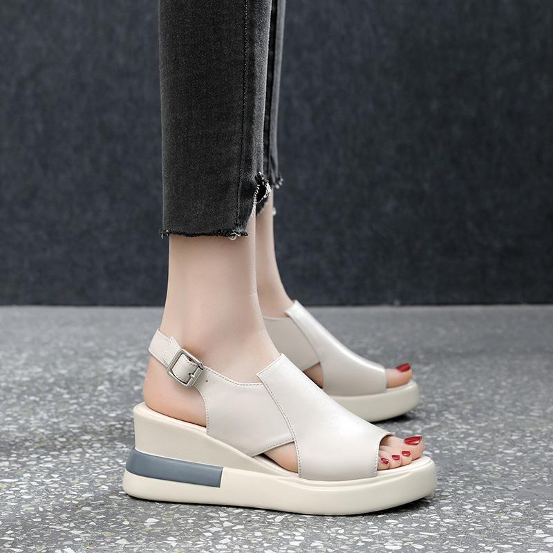 Ladies Fashion Platform Wedge Sandals