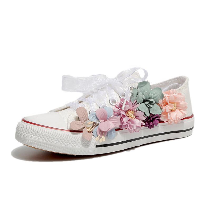 Flower Casual Women's Canvas Shoes