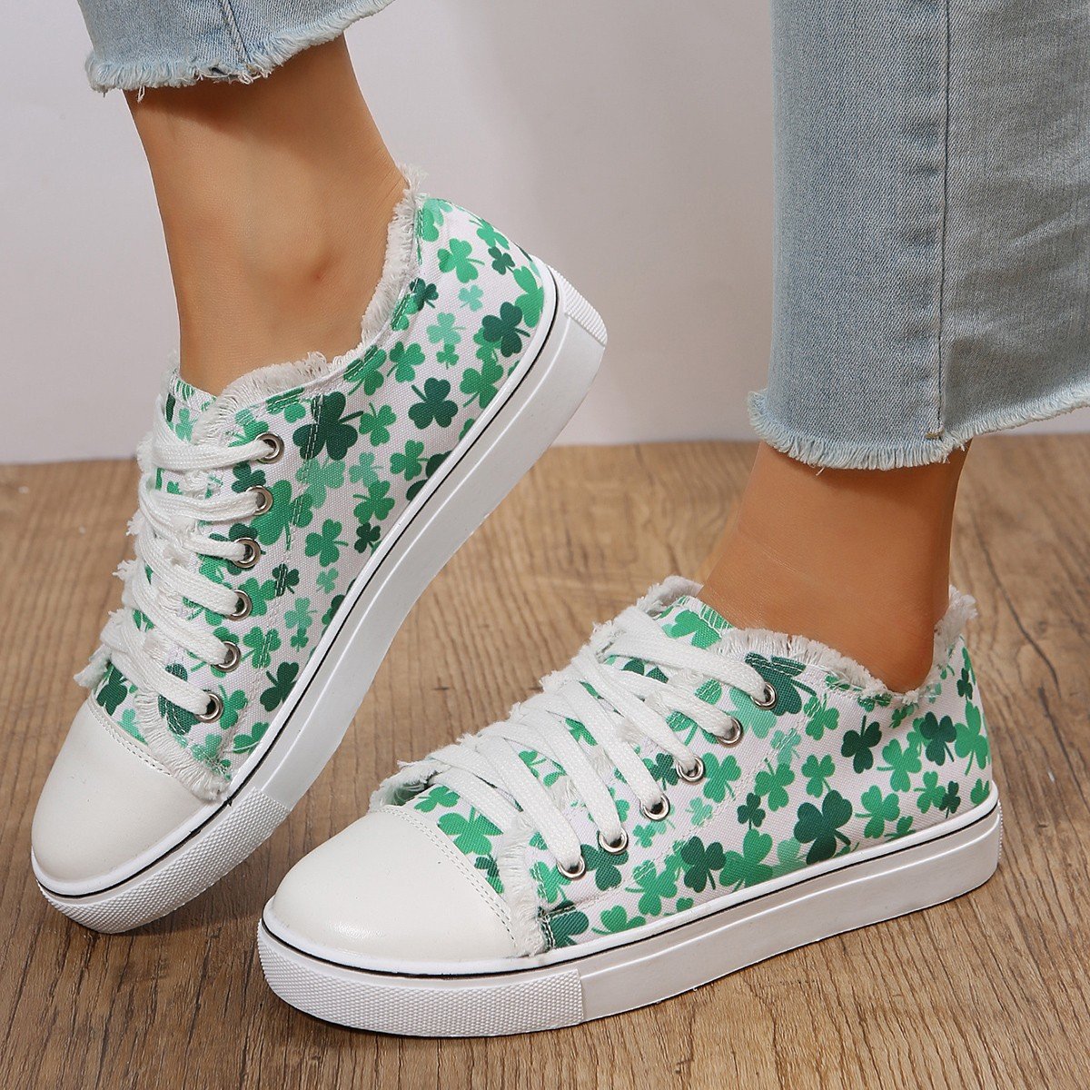 Canvas Shoes Low Top Comfort Lace Up Trainers