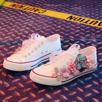 Flower Casual Women's Canvas Shoes