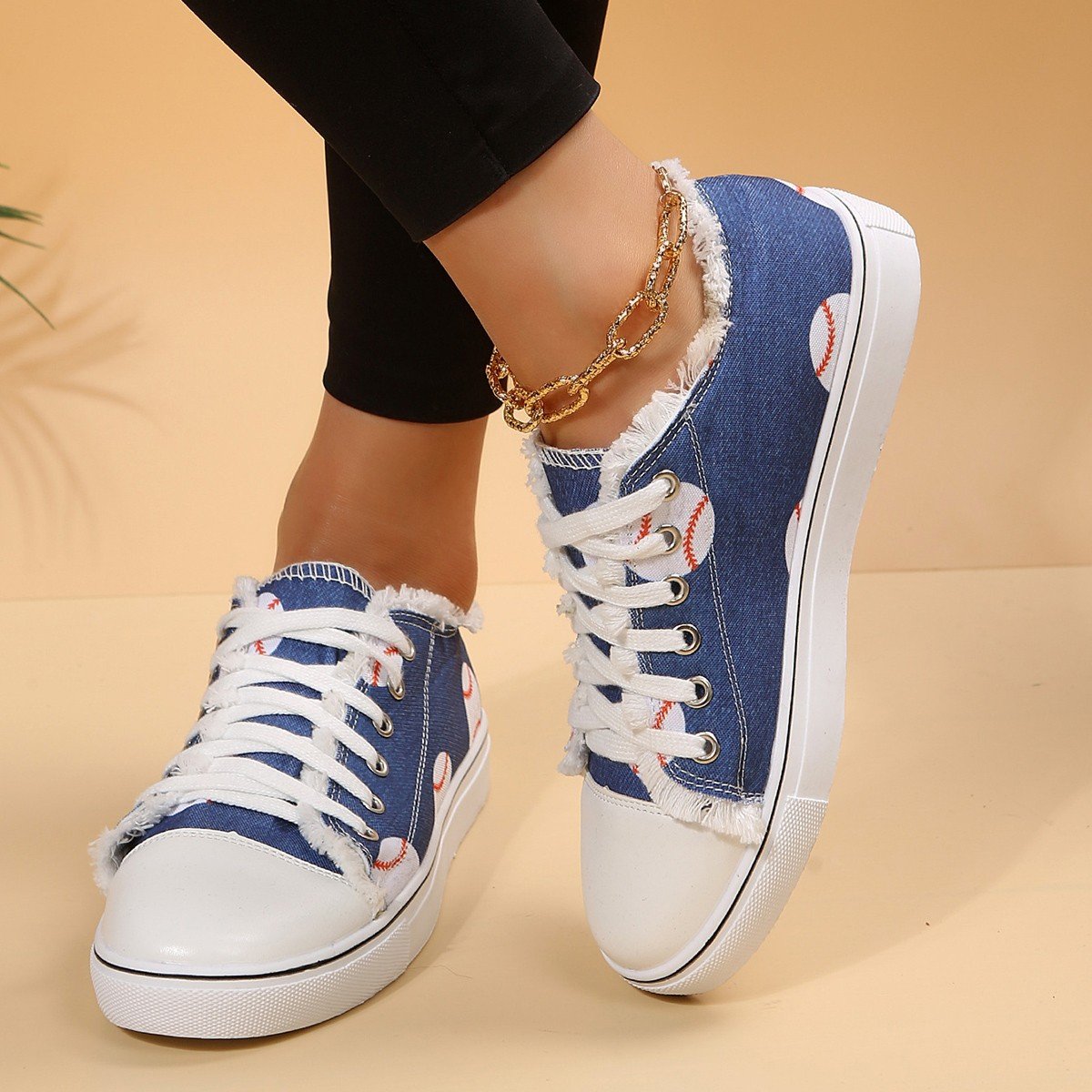 Canvas Shoes Low Top Comfort Lace Up Trainers