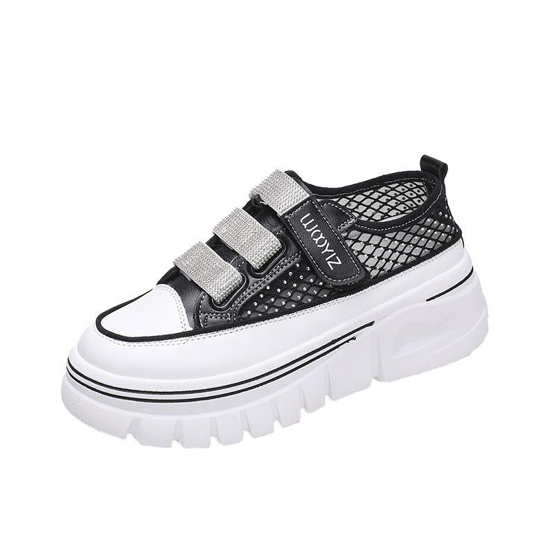 New Thick Bottom Casual Hollow Velcro Trainers