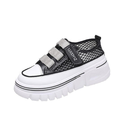 New Thick Bottom Casual Hollow Velcro Trainers