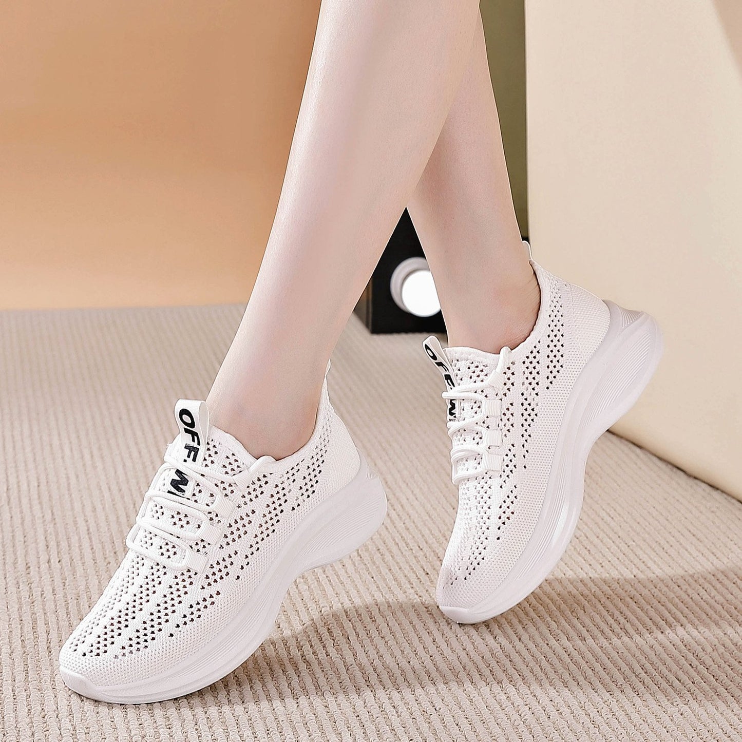 Breathable Sports Lightweight Soft Sole Comfortable Shoes Flats