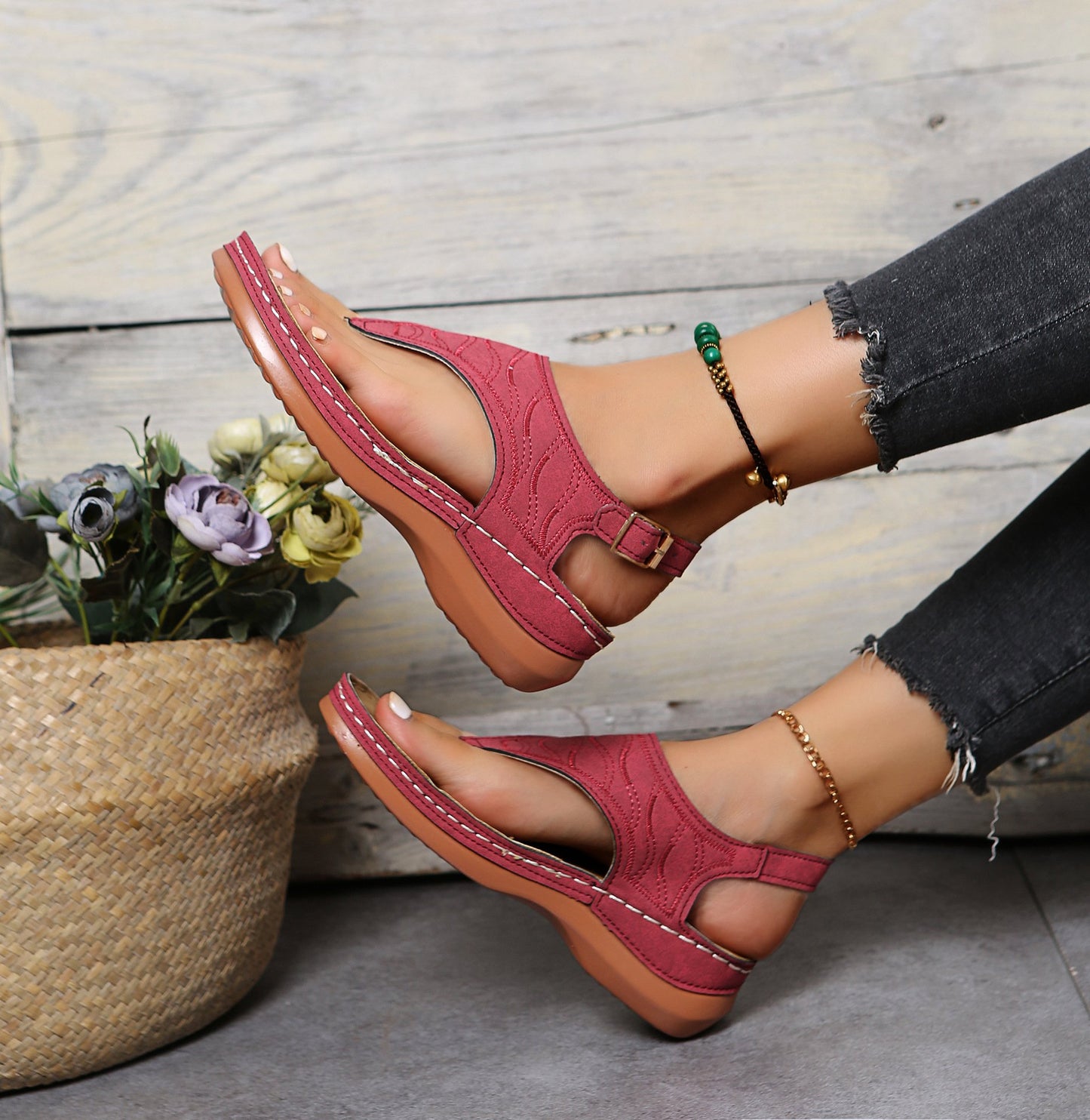 Women's Casual Comfort Wedge Sandals