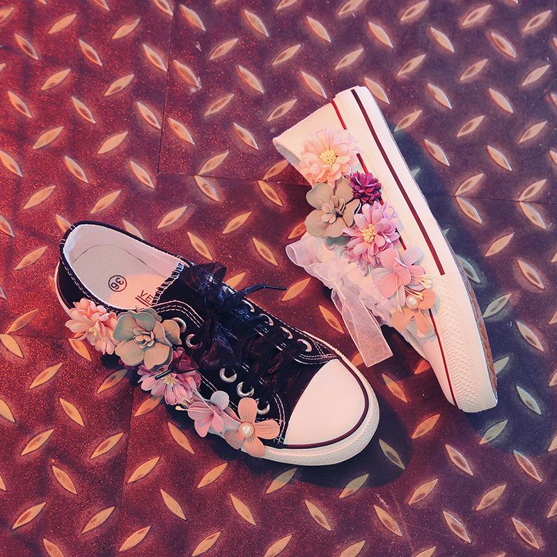 Flower Casual Women's Canvas Shoes