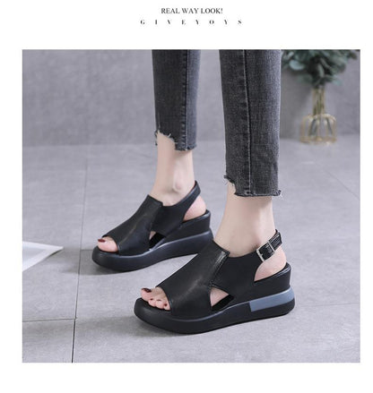 Ladies Fashion Platform Wedge Sandals