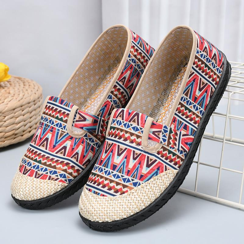 MaMa Non-slip Soft Bottom Tendon Bottom Work Casual Canvas Shoes