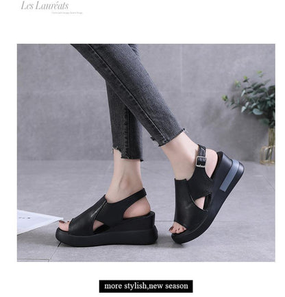 Ladies Fashion Platform Wedge Sandals