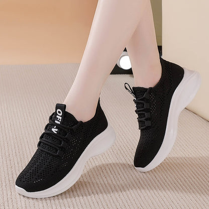 Breathable Sports Lightweight Soft Sole Comfortable Shoes Flats