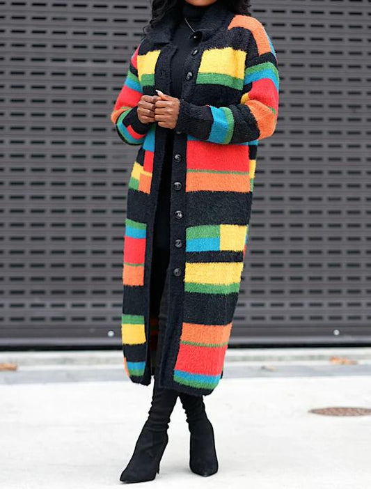 Sweety Rainbow Cardigan Dress