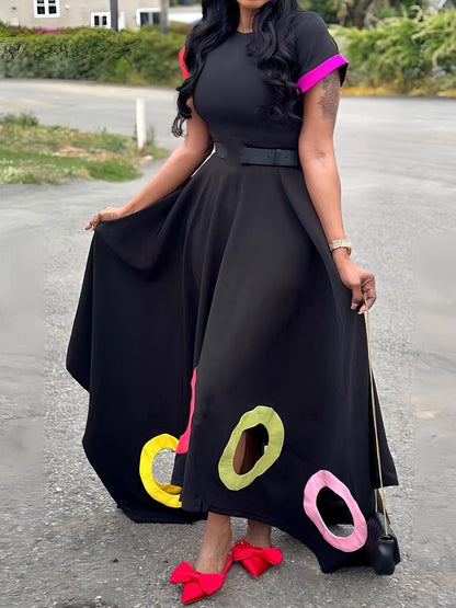 The Colorful Circle Maxi Dress