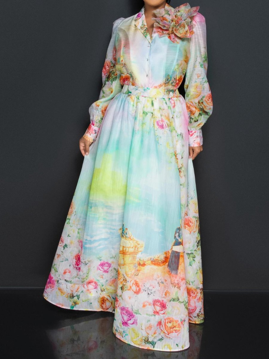 The 3D Flower Elegant Dress