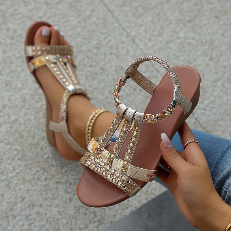 L42501Sparkling Women's Rhinestone Sandals【Buy 2 Get Free Shipping】