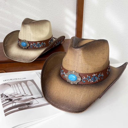 Western Cowboy Ethnic Style Straw Hat